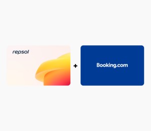 Pack Tarjeta Repsol Carburante Península y Baleares + Tarjeta Regalo Booking.com