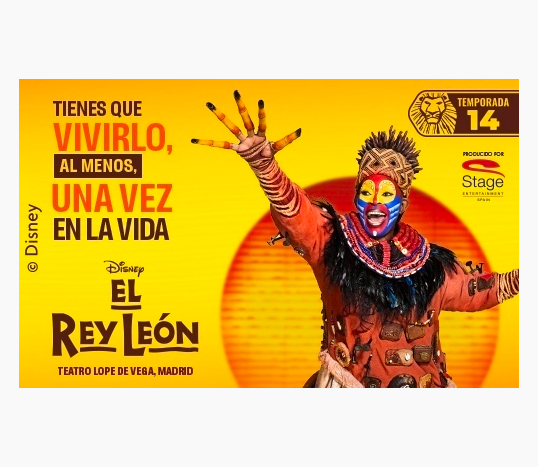 El Rey León, El Musical Madrid